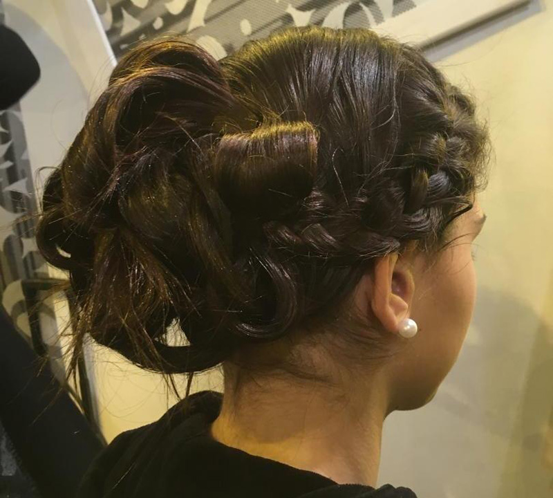 Coiffure chignon Château-Gontier